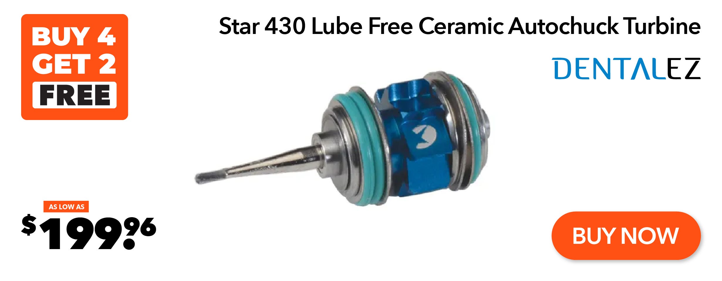 Star 43 Lube-Free Turbines - Buy 4 Get 2 FREE!